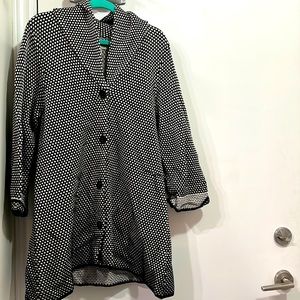 HABITAT black and white sweater jacket.